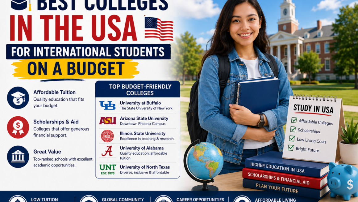 Best Colleges in the USA for International Students on a Budget