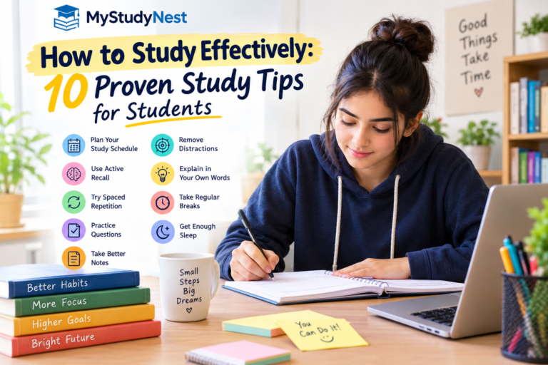 How to Study Effectively: 10 Proven Study Tips for Students